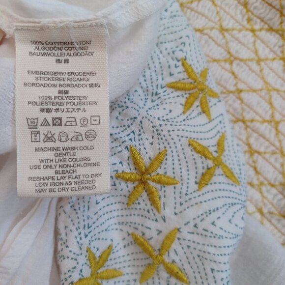 Free People Strapless Embroidered Midi Dress Star of India Womens Small - Picture 12 of 15